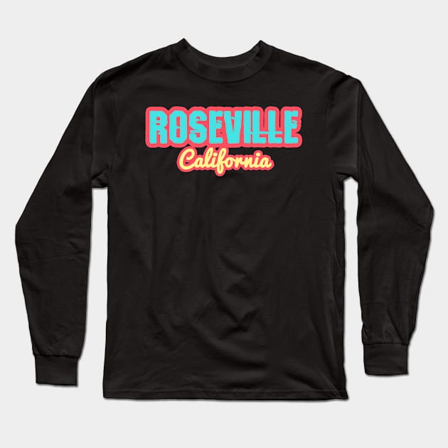 Roseville Long Sleeve T-Shirt by LiquidLine